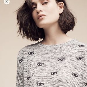 Anthropologie all eyes tee M